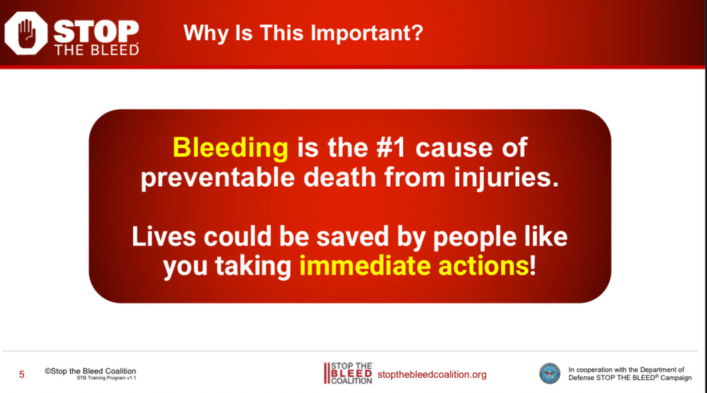 Stop the bleed training - Small group